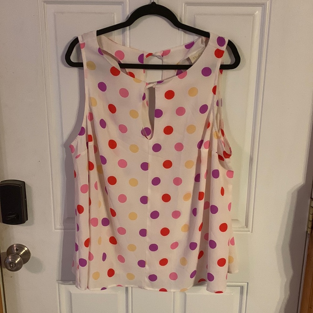 ModCloth Polka Dot Tank Top